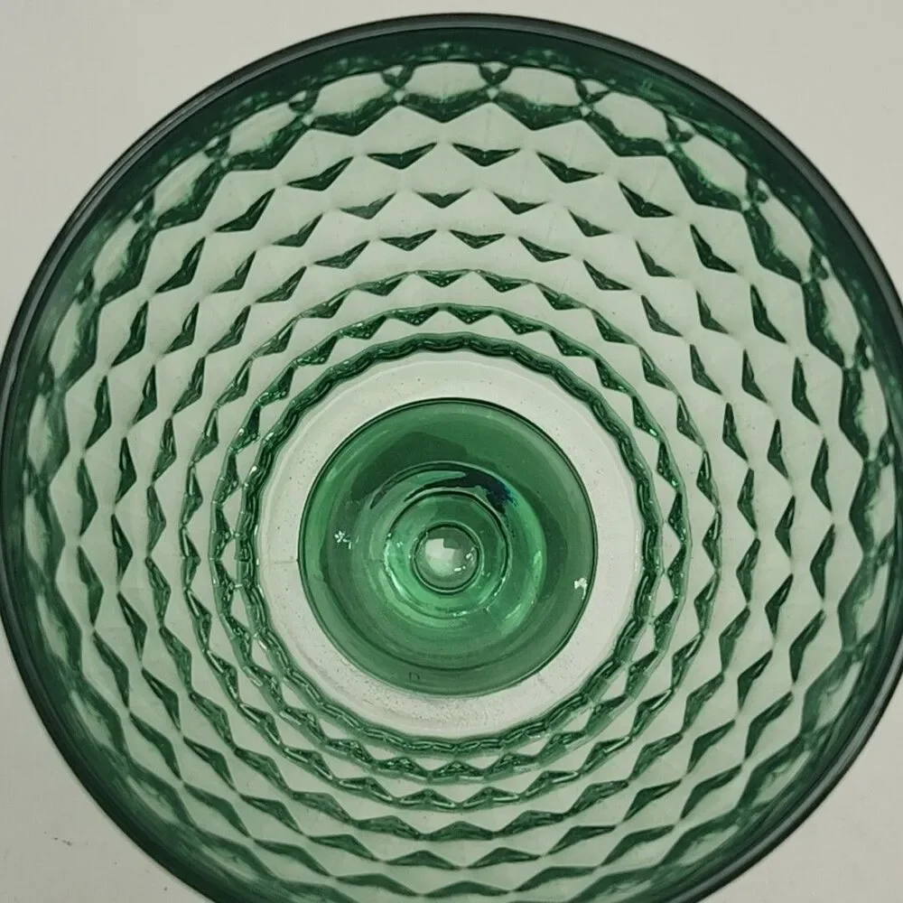 Villeroy & Boch Boston Water Goblet Green Coloured Glass Stemmed NEW